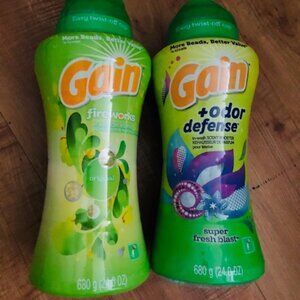 2 - Gain Fireworks In-Wash Scent Booster Beads - 24 oz